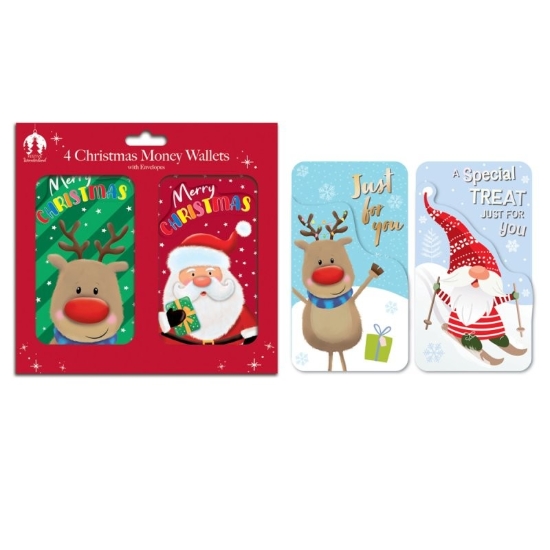 Picture of £1.49 CHRISTMAS MONEY WALLETS 2 ASST