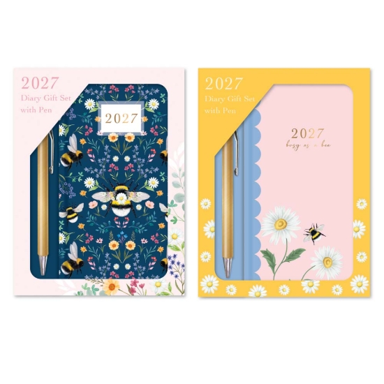 Picture of £2.49 BOXED DIARY & PEN GIFT SET 2 ASSTD
