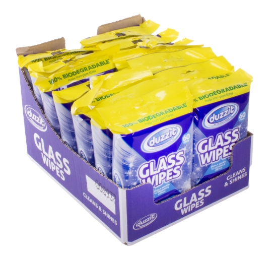 Picture of £1.25 DUZZIT 60 GLASS WIPES