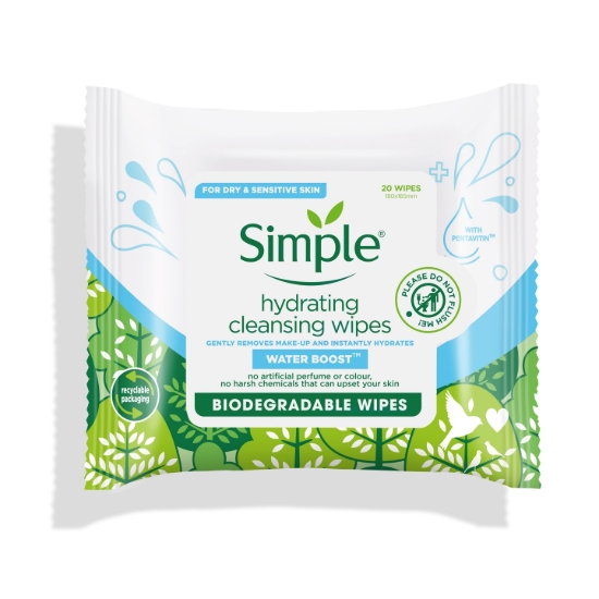 Picture of £2.50 SIMPLE CLEANSING FACIAL WIPES